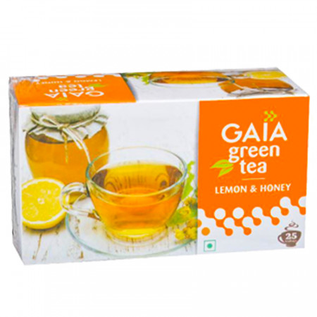 GAIA GREEN TEA LEMON & HONEY 50GM